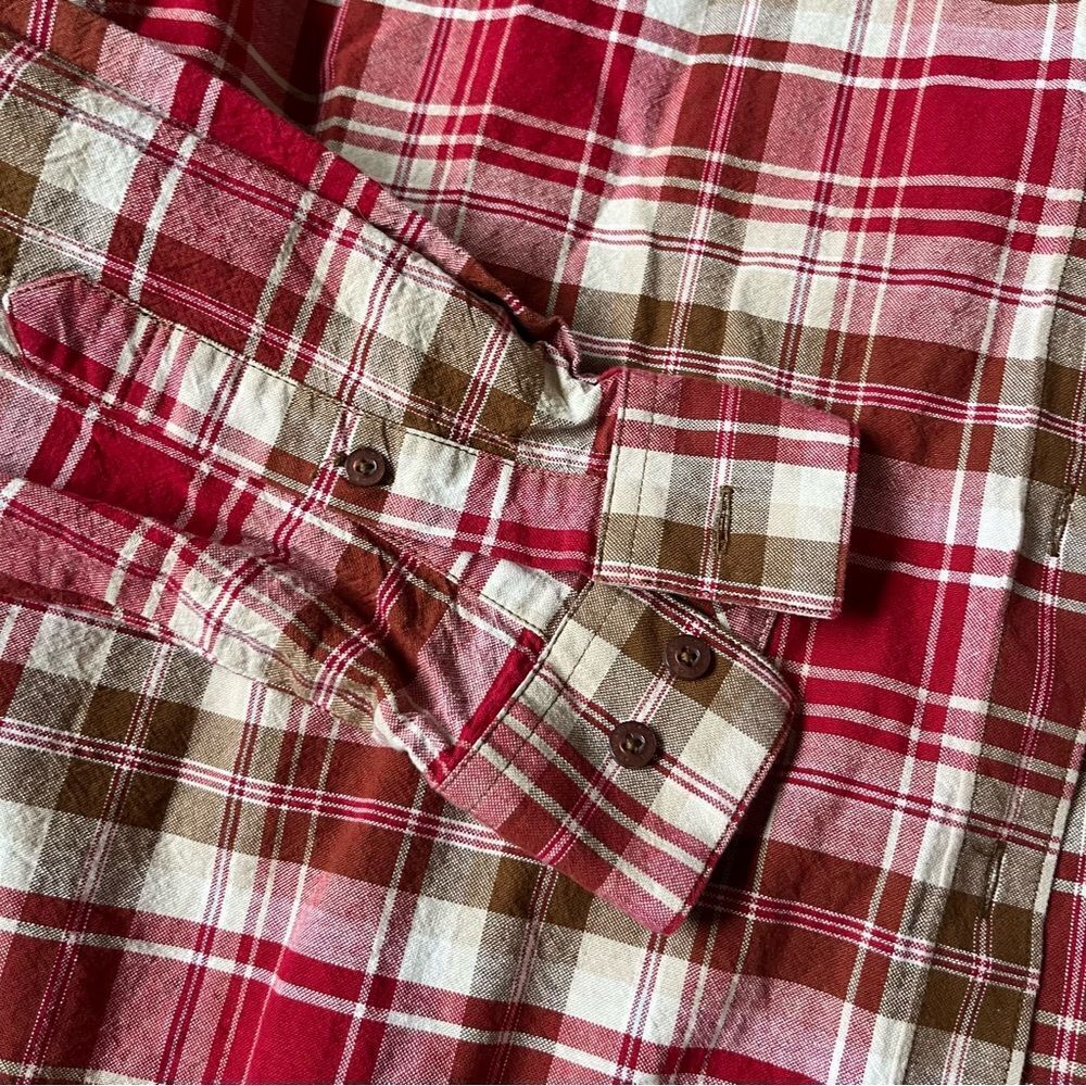 Vintage Rockies Women's XL Plaid Flannel Shirt - Picture 4 of 8